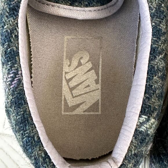 Van's Plaid Tweed Houndstooth Era Sneaker Shoes Blue - US Men's 5 Women's 6.5 - Picture 11 of 12